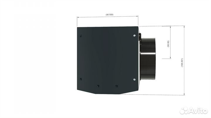 Щелевой диффузор в нат. потолок