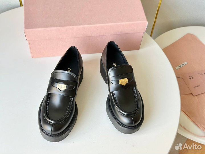 Лоферы женские Miu Miu 2024 Premium