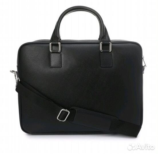 Мужской кожаный портфель Pierre Cardin