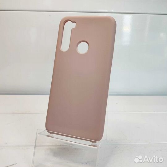 Чехол силиконовый xiaomi Redmi Note 8 розовый