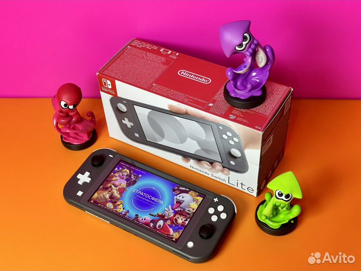 Nintendo Switch Lite прошитая (озу Samsung)