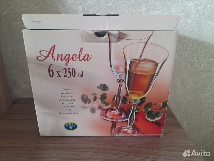 Бокалы фужеры для вина Богемия