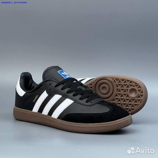 Кроссовки Adidas Samba Black (Арт.94921)