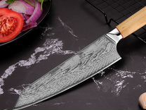 Кухонный шеф-нож Samurai из дамасской стали