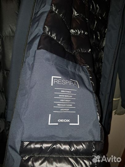 Пуховик geox женский 44 пух