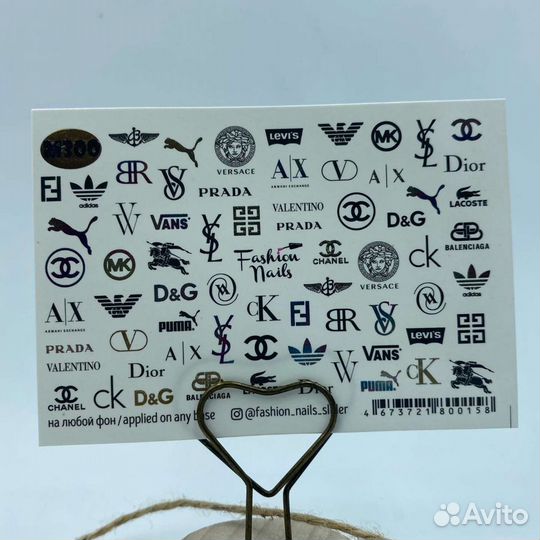 Слайдеры Fashion Nails тематические для ногтей