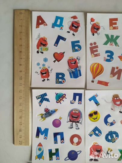 Стикеры наклейки Макдональдс