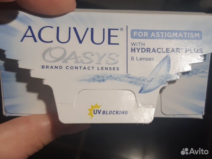 Линзы астигматические acuvue for astigmatism