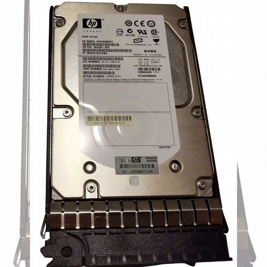[DF0450B8054] Жесткий Диск Hp 450gb Sas 3,5" Hdd Df0450b8054