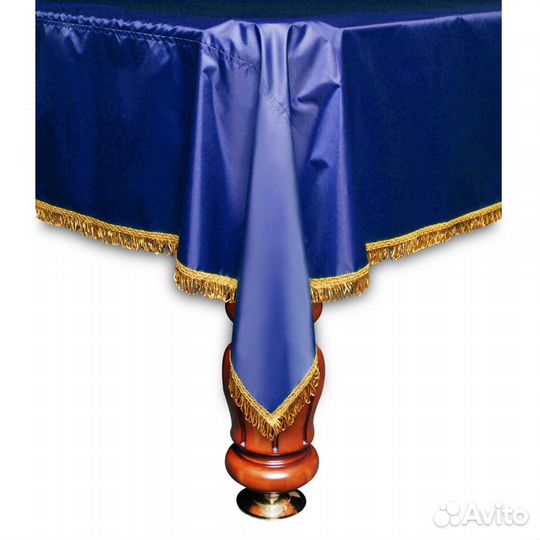 Покрывало Элегант 8фт влагостойкое синее/жёлтая