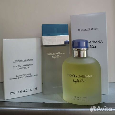 Тестеры Дольче габанна Лайт блю женские и мужские