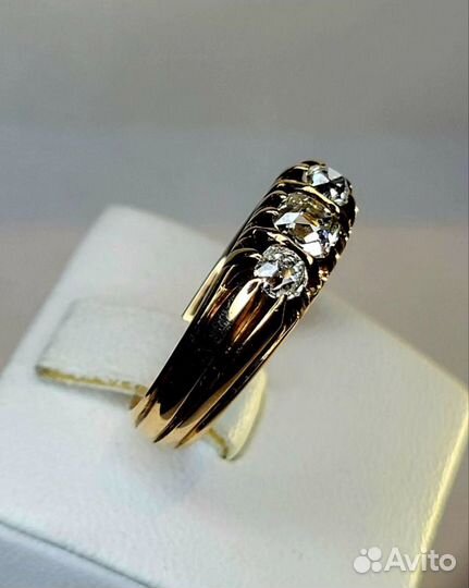 Кольцо с бриллиантами 56 пробы