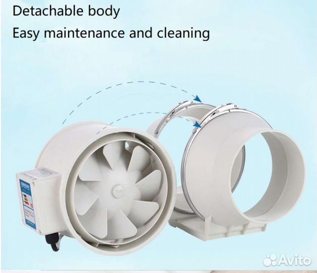 Канальный вентилятор 100