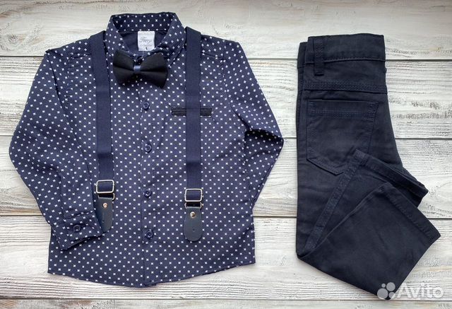 Комплект брюки и рубашка 86 92 98 104 размер