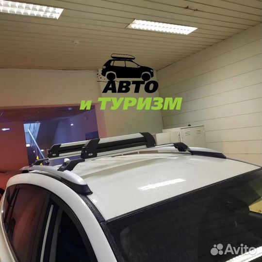 Багажник на рейлинги аэро без выступа Toyota Rav 4