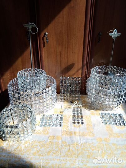 Люстры, бра хрустальные 