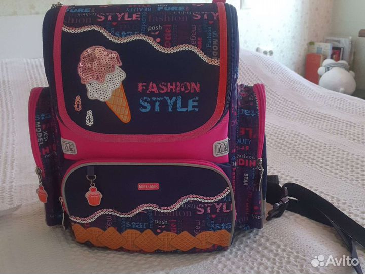 Рюкзак детский для девочки школьный mikemar