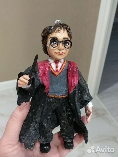 Ватная ёлочная игрушка Гарри Поттер