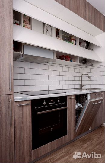 Кухня угловая на заказ.мдф фасады