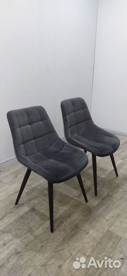 Комплект стульев aero B807 dark grey VL18, BK 2 шт