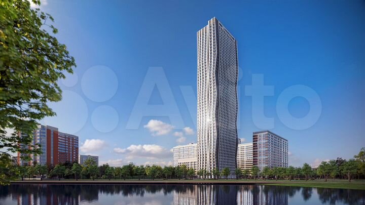 Квартира-студия, 26 м², 36/52 эт.