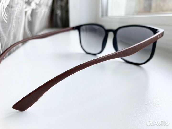 Фотохромные очки солнцезащитные чëрно-коричневые