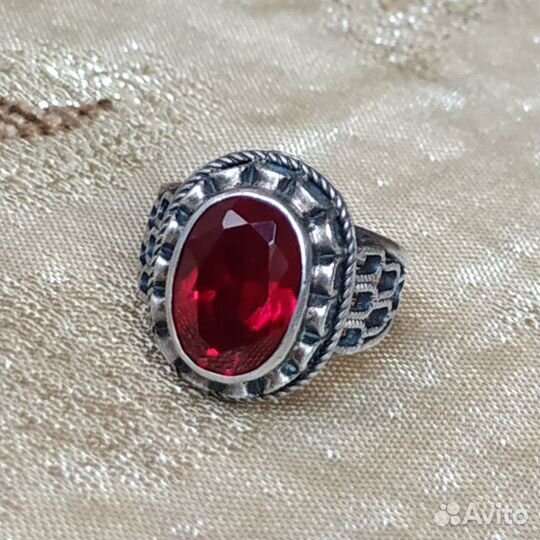 Серебряное перстень кольцо СССР серебро 875 пробы