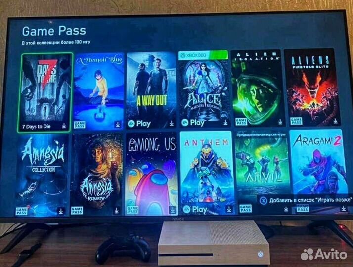 Xbox One s 1tb 2 Геймпады