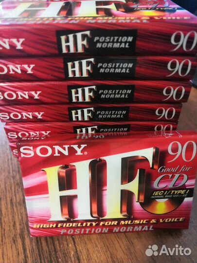 Аудиокассеты sony hf 90