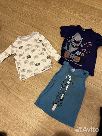 Детские вещи пакетом на мальчика 80 86