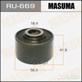 Сайлентблок Masuma RU-669 RU-669 Masuma