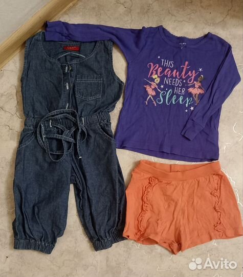 Пакет вещей на девочку 86-92