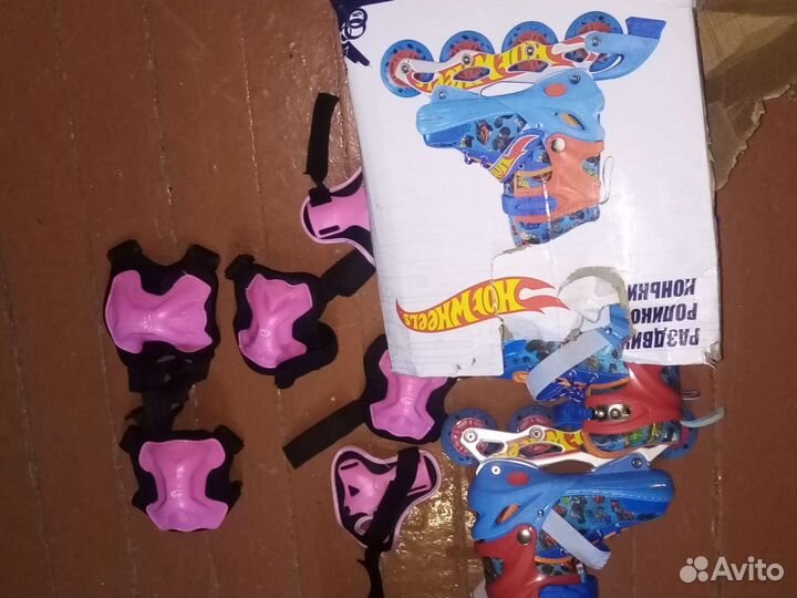 Роликовые коньки детские раздвижные