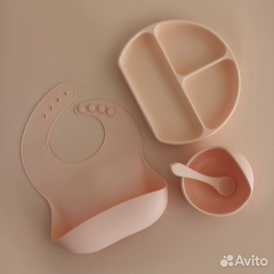 Силиконовая детская посуда новая в ассортименте