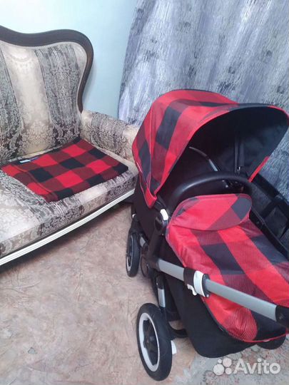 Bugaboo Pendleton Оригинал капюшон+фартук+плед