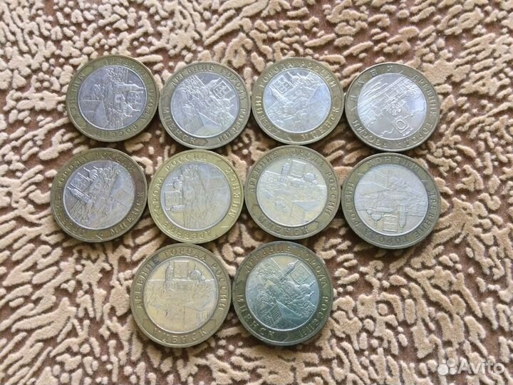 Мценск 10 шт и Белгород 12 шт