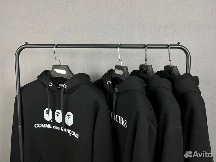 Толстовка Bape x Comme des Garcons