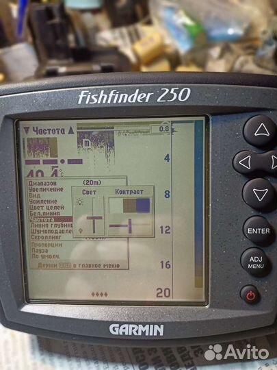 Эхолот Garmin Fishfinder 250 оригинал