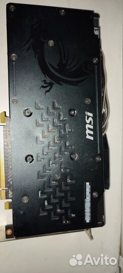 Видеокарта rx580 8gb msi артефачит