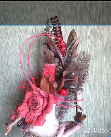 Композиция -светильник в туфельке