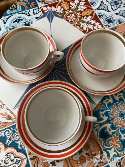 Чашка с блюдцем СССР раритет винтаж