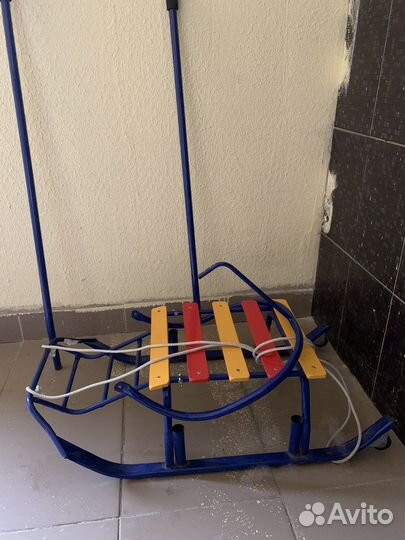 Санки с колесами