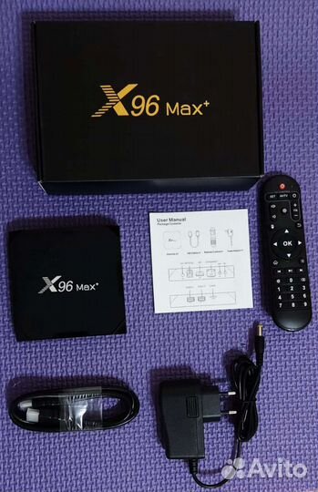 Тв Бокс X96 max plus+4/64 + Apple Tv с настройкой