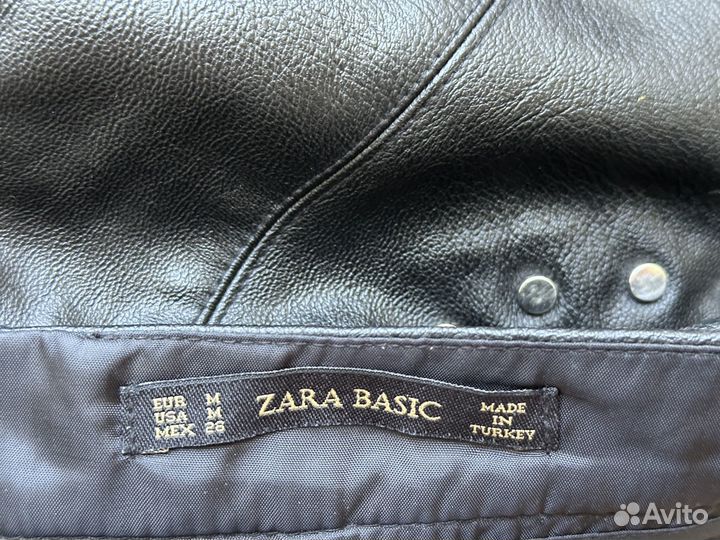 Юбка Мини черная Зара (Zara)