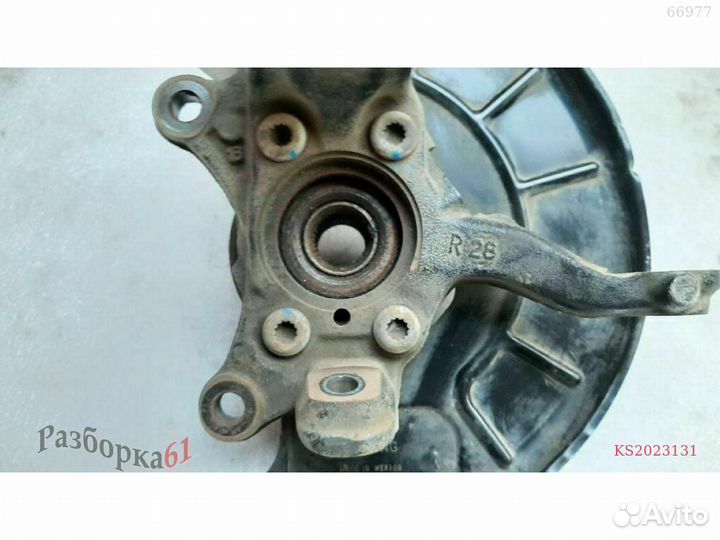 Кулак поворотный volkswagen touran. с подшипником