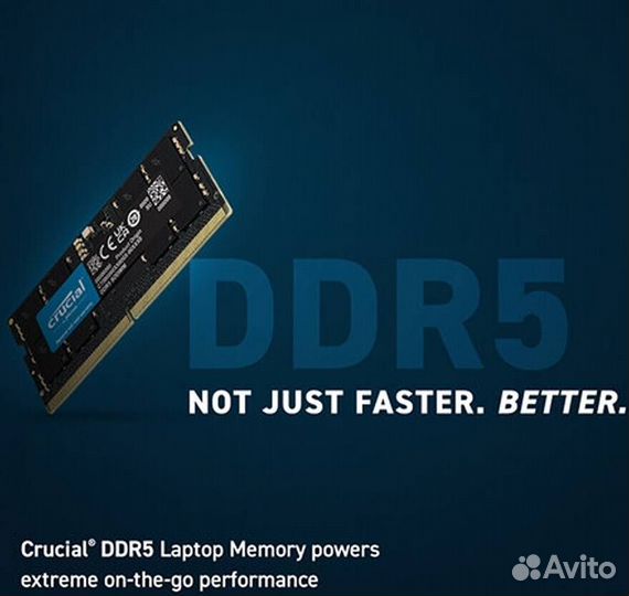 Оперативная память Crucial ddr5 16gb 4800 sodimm