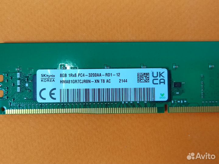 8GB DDR4 ECC REG 3200 MHz SK hynix Серверная