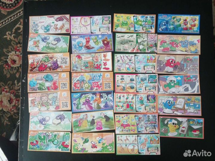 Вкладыши из Киндер сюрприза