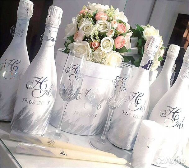 Свадебные бутылки