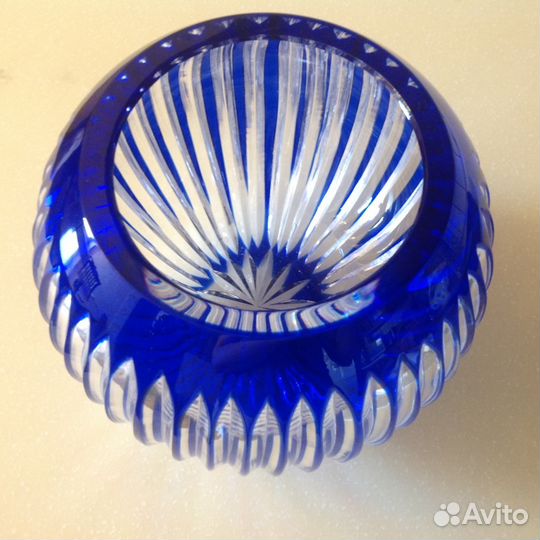 Ваза Гусь хрусталь